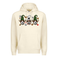 Sandshell soccer gnome Premium Hoodie - HRA Design Shop