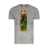Cloud Rock dinosaur parasaurolophus pen wrap Vintage Tee - Artiststas