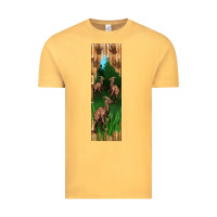 Vintage Mustard dinosaur parasaurolophus pen wrap Vintage Tee - Artiststas