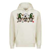 Oatmeal Heather soccer gnome Premium Hoodie - HRA Design Shop