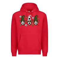 Red soccer gnome Premium Hoodie - HRA Design Shop