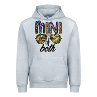 Heather Grey mini of both Urban Hoodie - CowhideDigitalArt