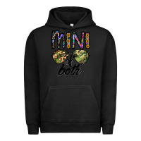 Pigment Black mini of both Urban Hoodie - CowhideDigitalArt