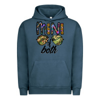 Pigment Midnight Navy mini of both Urban Hoodie - CowhideDigitalArt