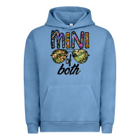 Pigment Pebble Blue mini of both Urban Hoodie - CowhideDigitalArt