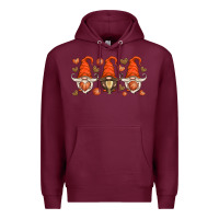 Burgundy basketball gnome Premium Hoodie - HRA Design Shop