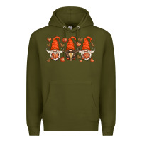 Army Green basketball gnome Premium Hoodie - HRA Design Shop