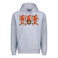 Heather Grey basketball gnome Premium Hoodie - HRA Design Shop