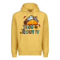 Antique Gold taco bout it Premium Hoodie - CowhideDigitalArt