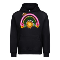 Black summer sun rainbow Urban Hoodie - HRA Design Shop