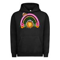 Pigment Black summer sun rainbow Urban Hoodie - HRA Design Shop