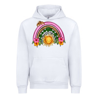 White summer sun rainbow Urban Hoodie - HRA Design Shop