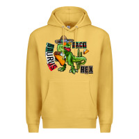 Antique Gold taco saurus rex Premium Hoodie - CowhideDigitalArt
