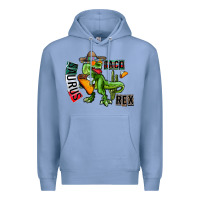 Colony Blue taco saurus rex Premium Hoodie - CowhideDigitalArt