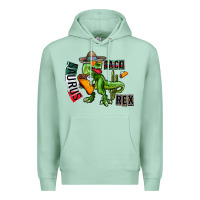 Seafoam taco saurus rex Premium Hoodie - CowhideDigitalArt