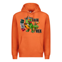 Carrot taco saurus rex Premium Hoodie - CowhideDigitalArt