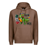 Chestnut taco saurus rex Premium Hoodie - CowhideDigitalArt