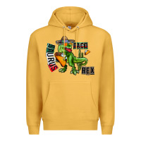 Mustard taco saurus rex Premium Hoodie - CowhideDigitalArt