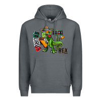 Rock taco saurus rex Premium Hoodie - CowhideDigitalArt