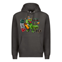 Smoke taco saurus rex Premium Hoodie - CowhideDigitalArt
