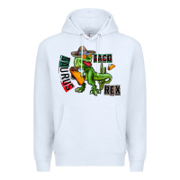 White taco saurus rex Premium Hoodie - CowhideDigitalArt