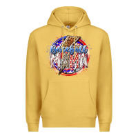 Antique Gold baseball mama Premium Hoodie - RacoonDesign