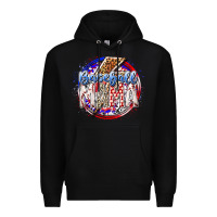 Black baseball mama Premium Hoodie - RacoonDesign