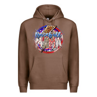 Chestnut baseball mama Premium Hoodie - RacoonDesign