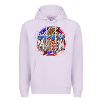 Lilac baseball mama Premium Hoodie - RacoonDesign