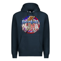 Navy baseball mama Premium Hoodie - RacoonDesign