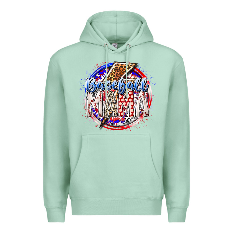 Baseball Mama Premium Hoodie by RacoonDesign | Teevron