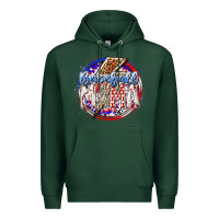 Sports Green baseball mama Premium Hoodie - RacoonDesign