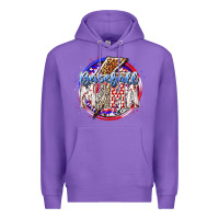 Purple baseball mama Premium Hoodie - RacoonDesign