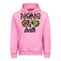 Fuchsia Pink nana of both Urban Hoodie - CowhideDigitalArt