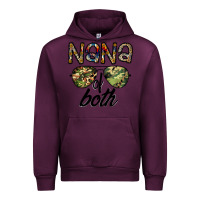 Mauve Wine nana of both Urban Hoodie - CowhideDigitalArt
