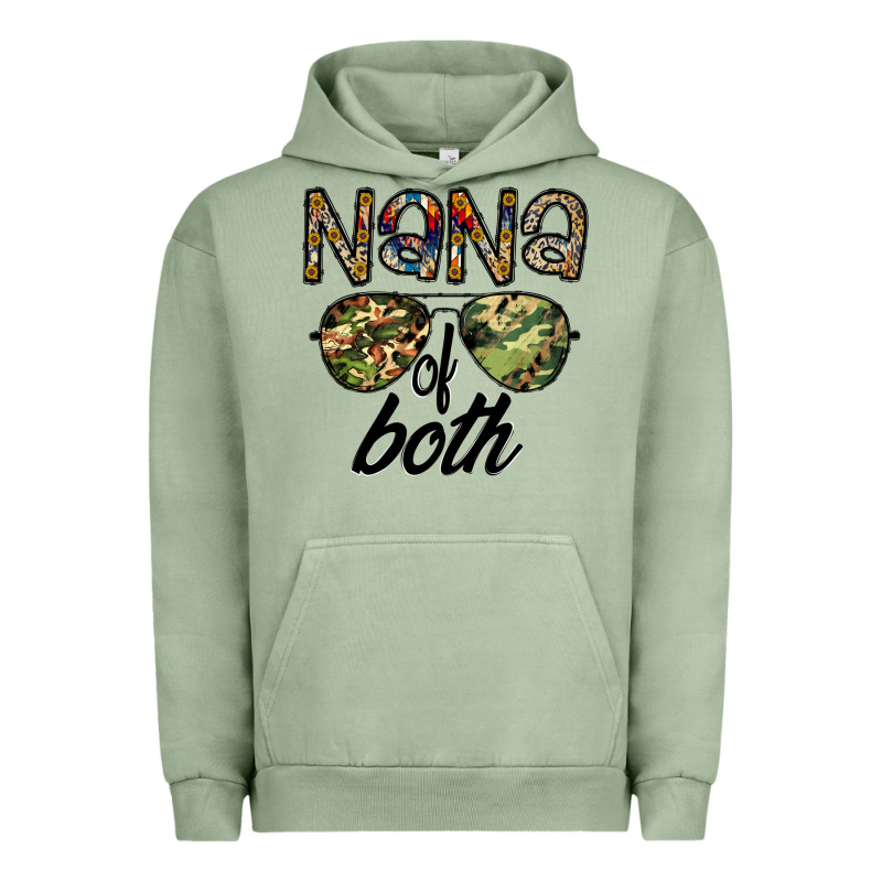 Nana Of Both Urban Hoodie by CowhideDigitalArt | Teevron
