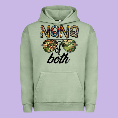 Nana Of Both Urban Hoodie Designed By Cowhidedigitalart