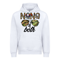 White nana of both Urban Hoodie - CowhideDigitalArt