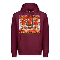 Burgundy basketball gnome Premium Hoodie - HRA Design Shop