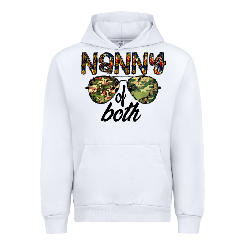 Nanny Of Both Urban Hoodie by CowhideDigitalArt | Teevron