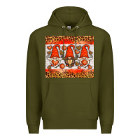 Army Green basketball gnome Premium Hoodie - HRA Design Shop