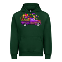 Forest Green mardi gras truck Urban Hoodie - FaDigitalArtStudio
