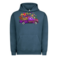 Pigment Midnight Navy mardi gras truck Urban Hoodie - FaDigitalArtStudio