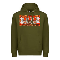 Army Green basketball gnome license plate Premium Hoodie - HRA Design Shop