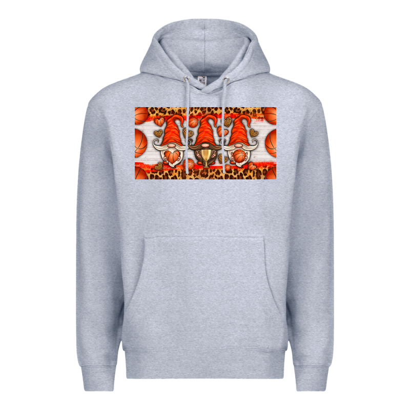 Basketball Gnome License Plate Premium Hoodie by HRA Design Shop | Teevron