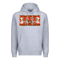 Heather Grey basketball gnome license plate Premium Hoodie - HRA Design Shop
