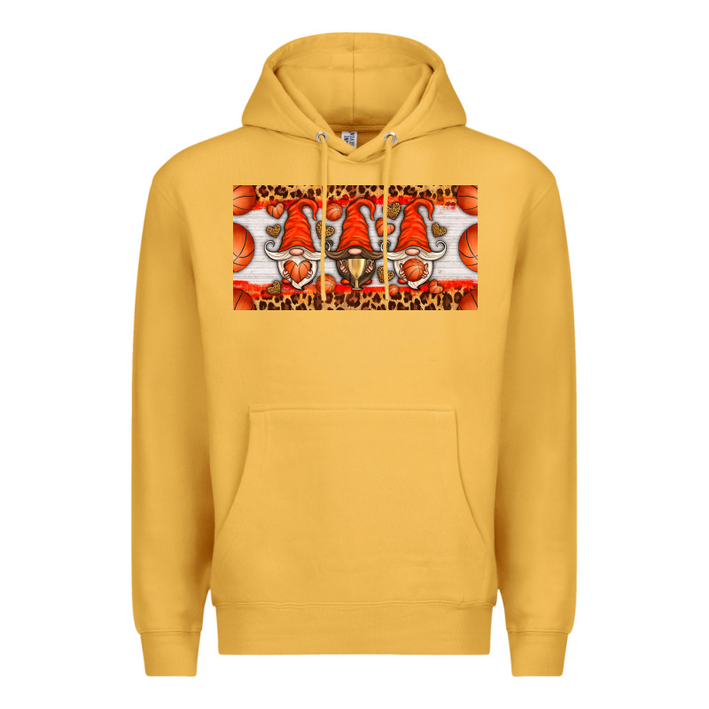 Basketball Gnome License Plate Premium Hoodie by HRA Design Shop | Teevron