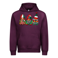 Mauve Wine mexican flag gnomes Urban Hoodie - RacoonDesign