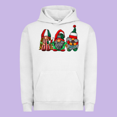 Mexican Flag Gnomes Urban Hoodie Designed By Racoondesign