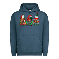Pigment Midnight Navy mexican flag gnomes Urban Hoodie - RacoonDesign
